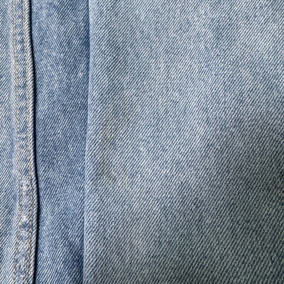 ALLSAINTS Distressed Denim Jacket Men's Size Small Blue Jean Jacket - Picture 6 of 6